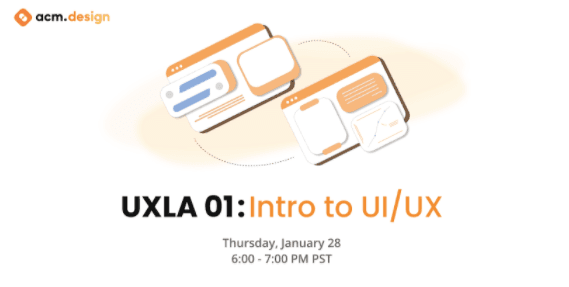 UI/UX Workshop Series Flyer